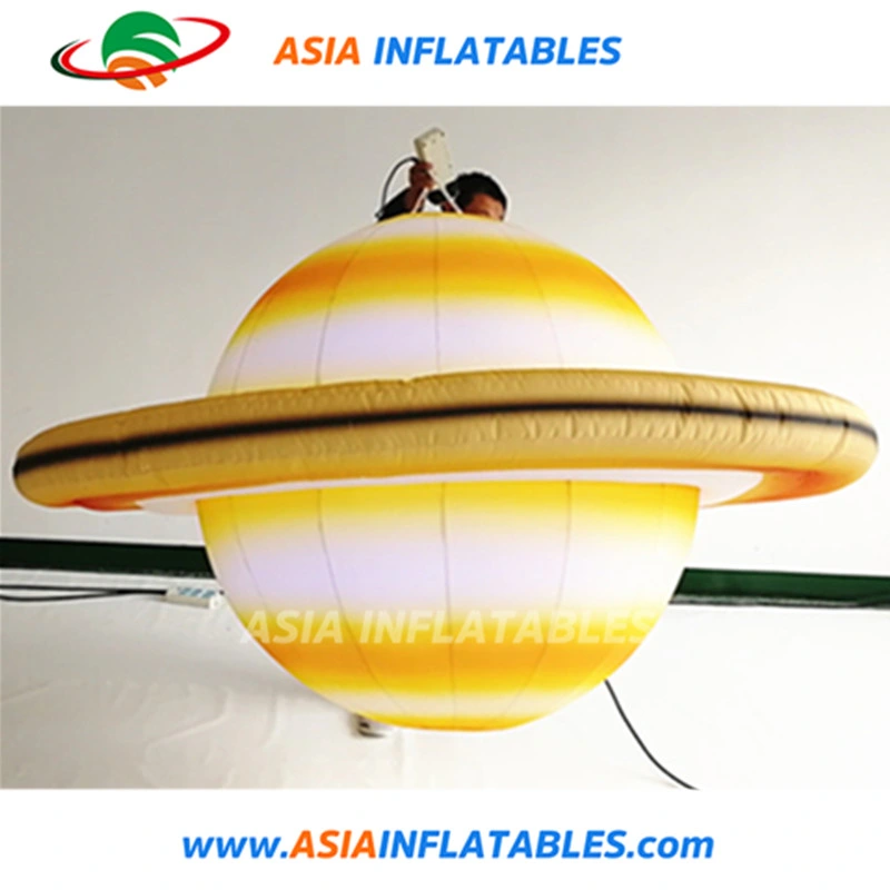 Inflatable Lighting Saturn, Inflatable Saturn Replica, Inflatable Solar System Balloon