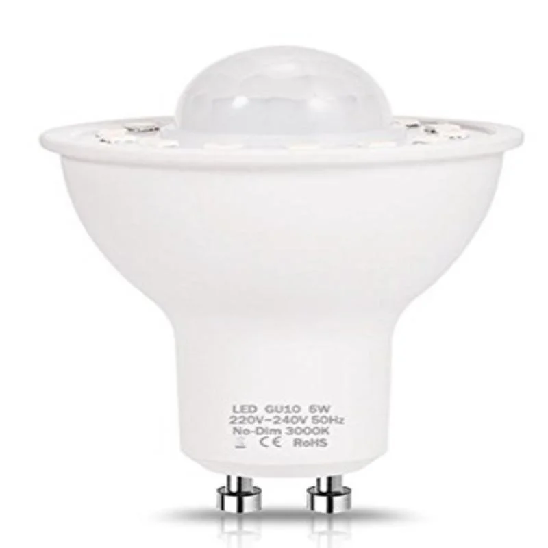 LED PIR Bulb Spotlight GU10 Spot Lighting 3W Energy Saving Lamp Home Decoration Light