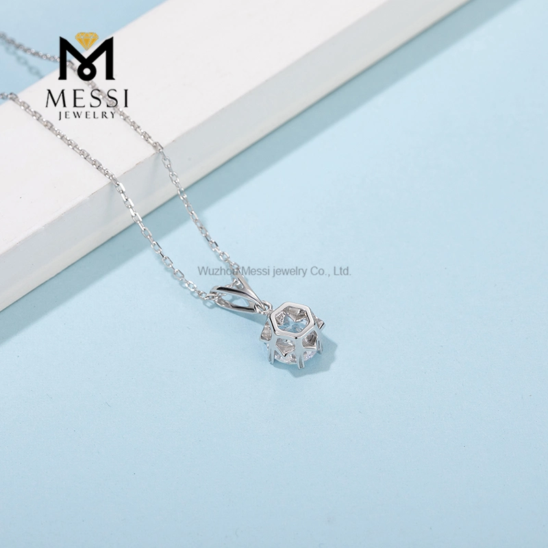 Messi Gems 2022 New Product 925 Ster Silver Moissanite Pendent Necklace