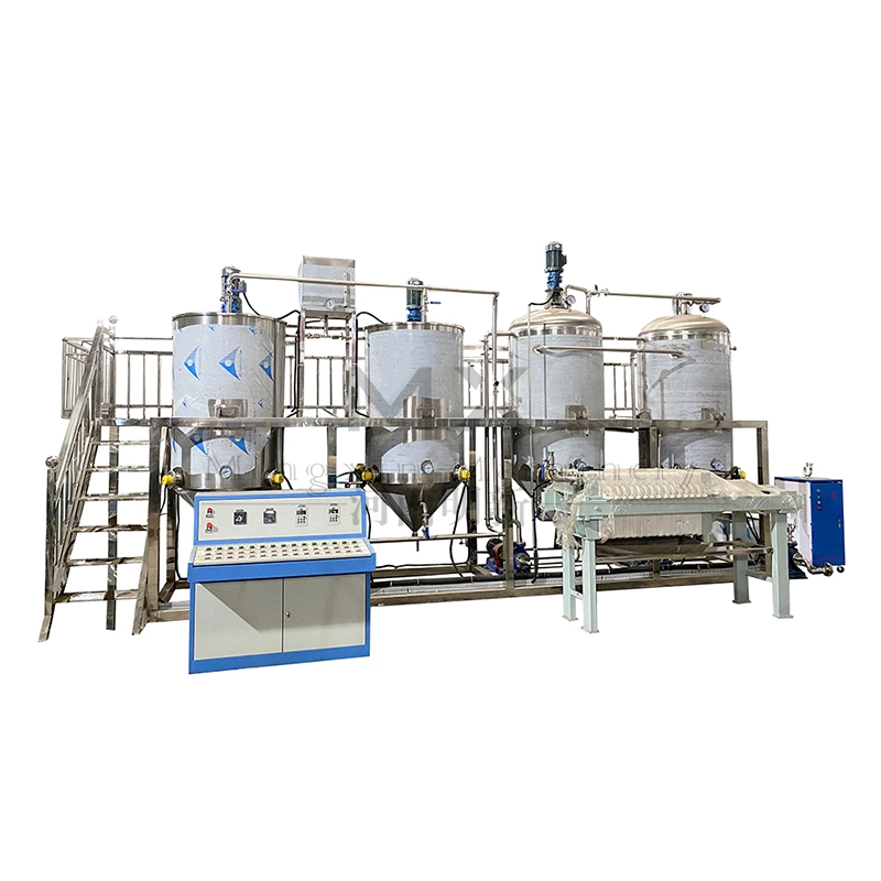 Sunflower Soybean Oil Refining Machine Cooking Oil Refinery Machine