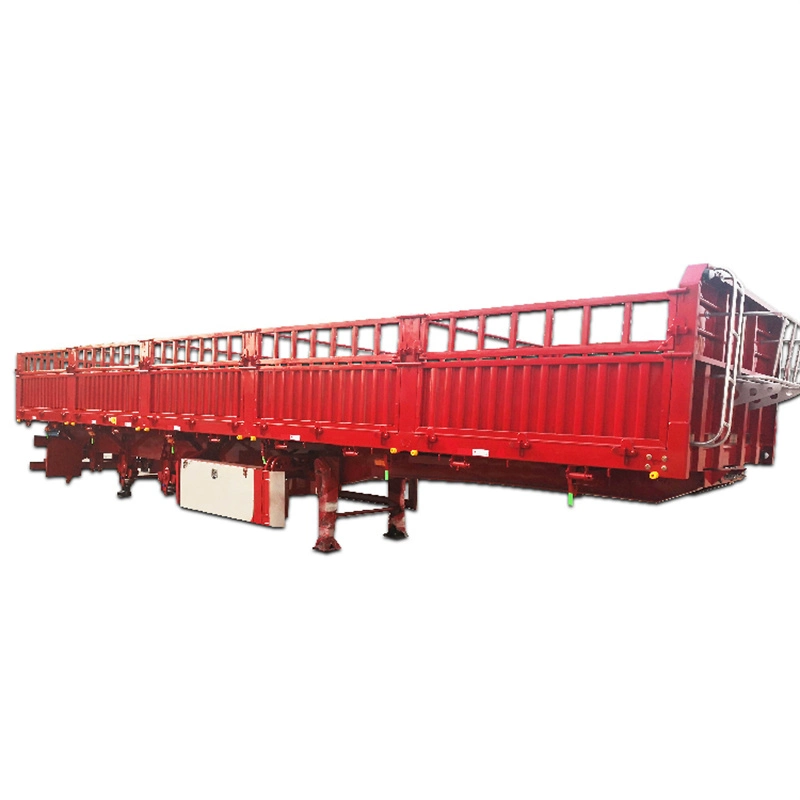 Vehicle Star 3 Axles 4 Axles Side Wall Fence Cargo Semi Trailer Company in Shandong Cargo Truck Sale