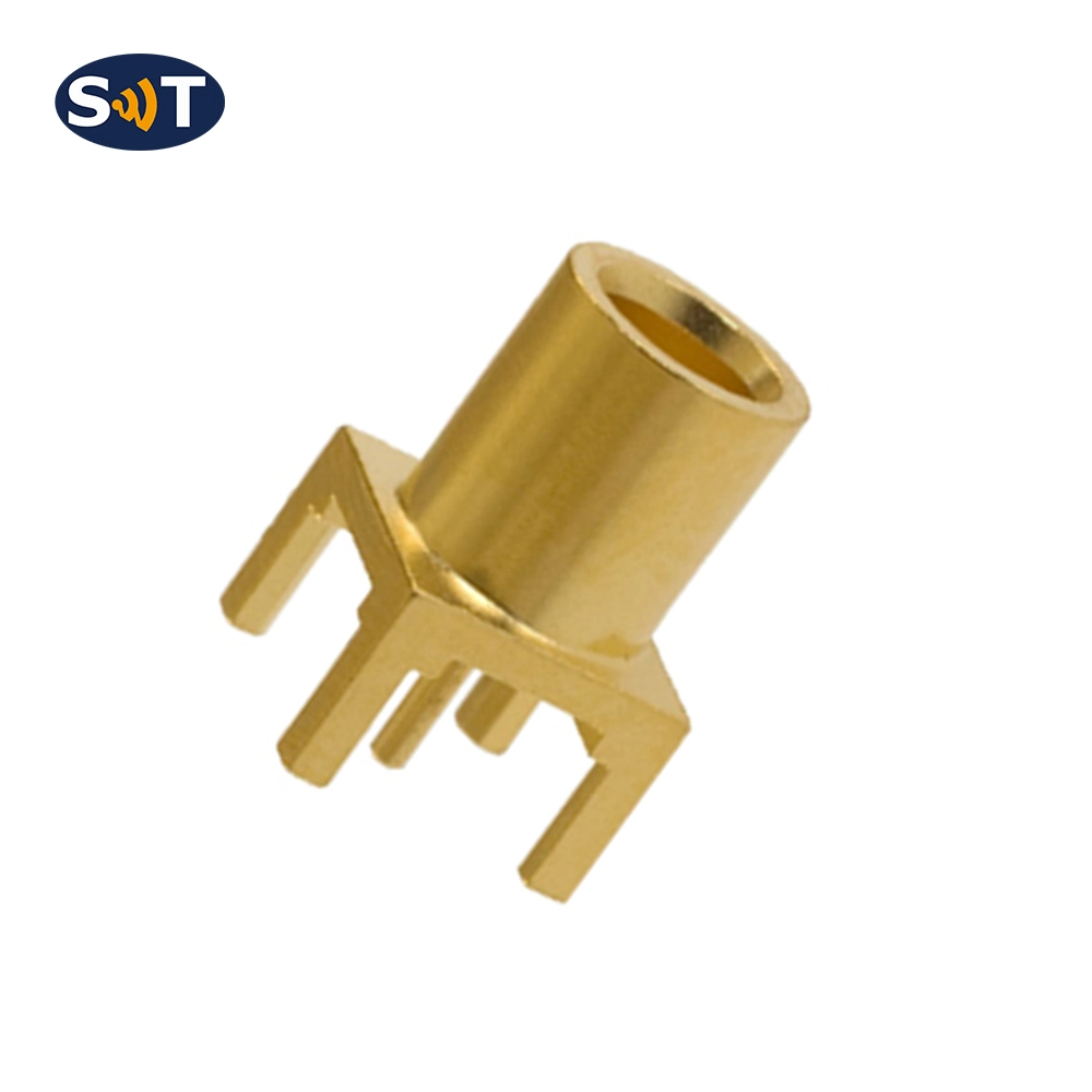 DC~6GHz MCX 250V Straight Female Connector for Coaxial Cable