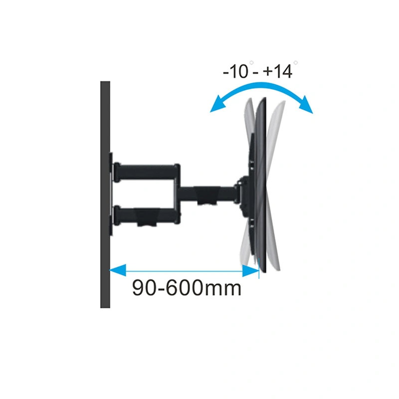 Suporte de parede para TV 32-55" VESA Max. 400 * 400 Carregando 35 kg