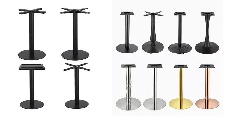 Modern Style Dining Table Wholesale/Supplier Garden Home Furniture Outdoor Furniture Metal Coffee Table Chair Leg Frame