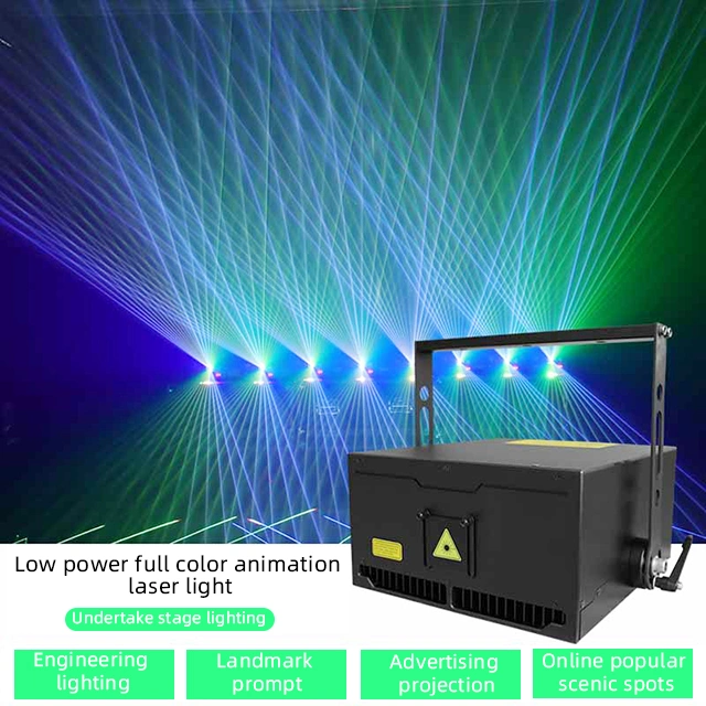 Fase totalmente Colorida a Laser RGB 10W luz de Concertos de equipamento de Desempenho Discoteca Projetor Laser de luz laser