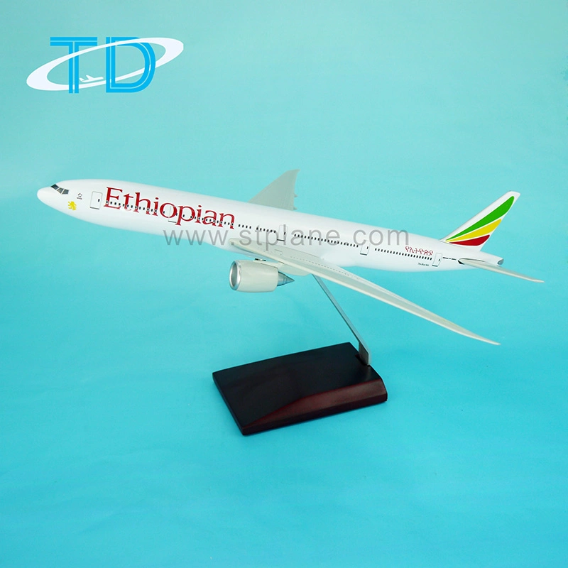 Ethiopian B777-300ER a escala 1: 200 37cm modelo prototipo