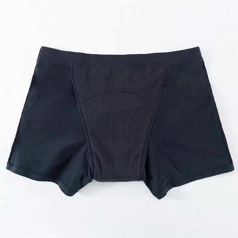 Bolihong OEM algodón orgánico período Boyshort reutilizable 4 capa a prueba de fugas Heavy Flow Boxer biodegradable Bambú Bragas Deportes menstruales