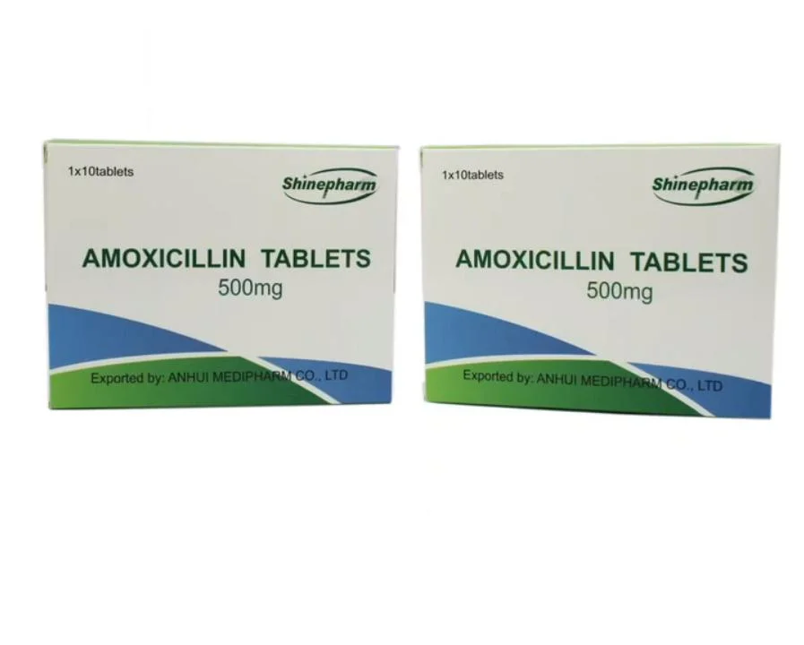 Amoxicilina Tablets 500mg Medicina Occidental con GMP