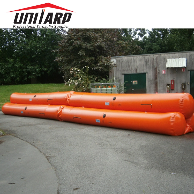 Temporary Dam System 28oz PVC Coated Tarpaulin Material for Effective Flood Protection