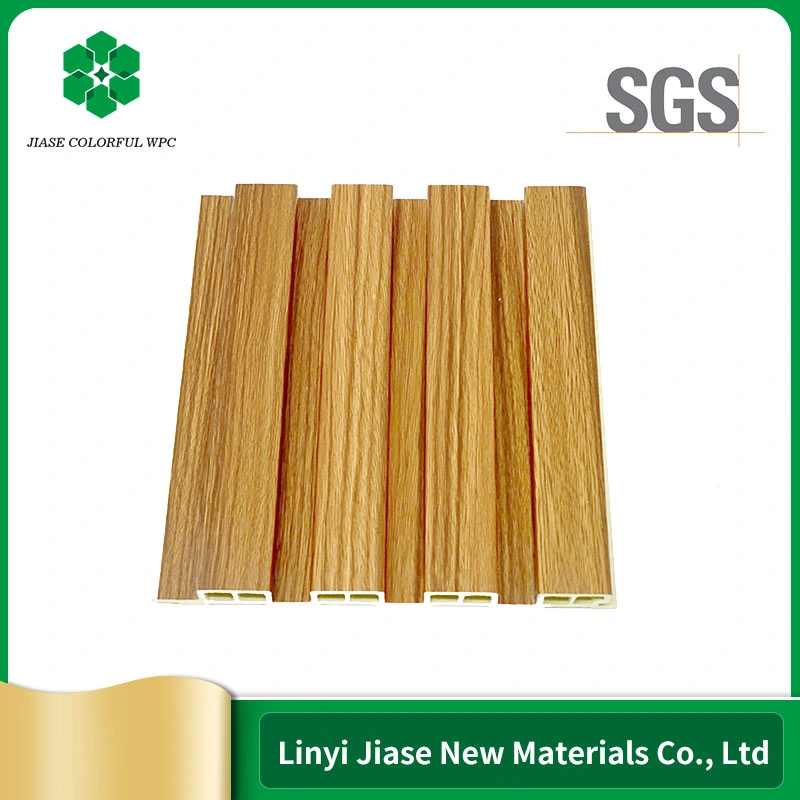 Water-Proof Wood Fiber External Cladding Exterior PVC Panels Fluted Panel Outdoor Privacy Wall WPC Building Material