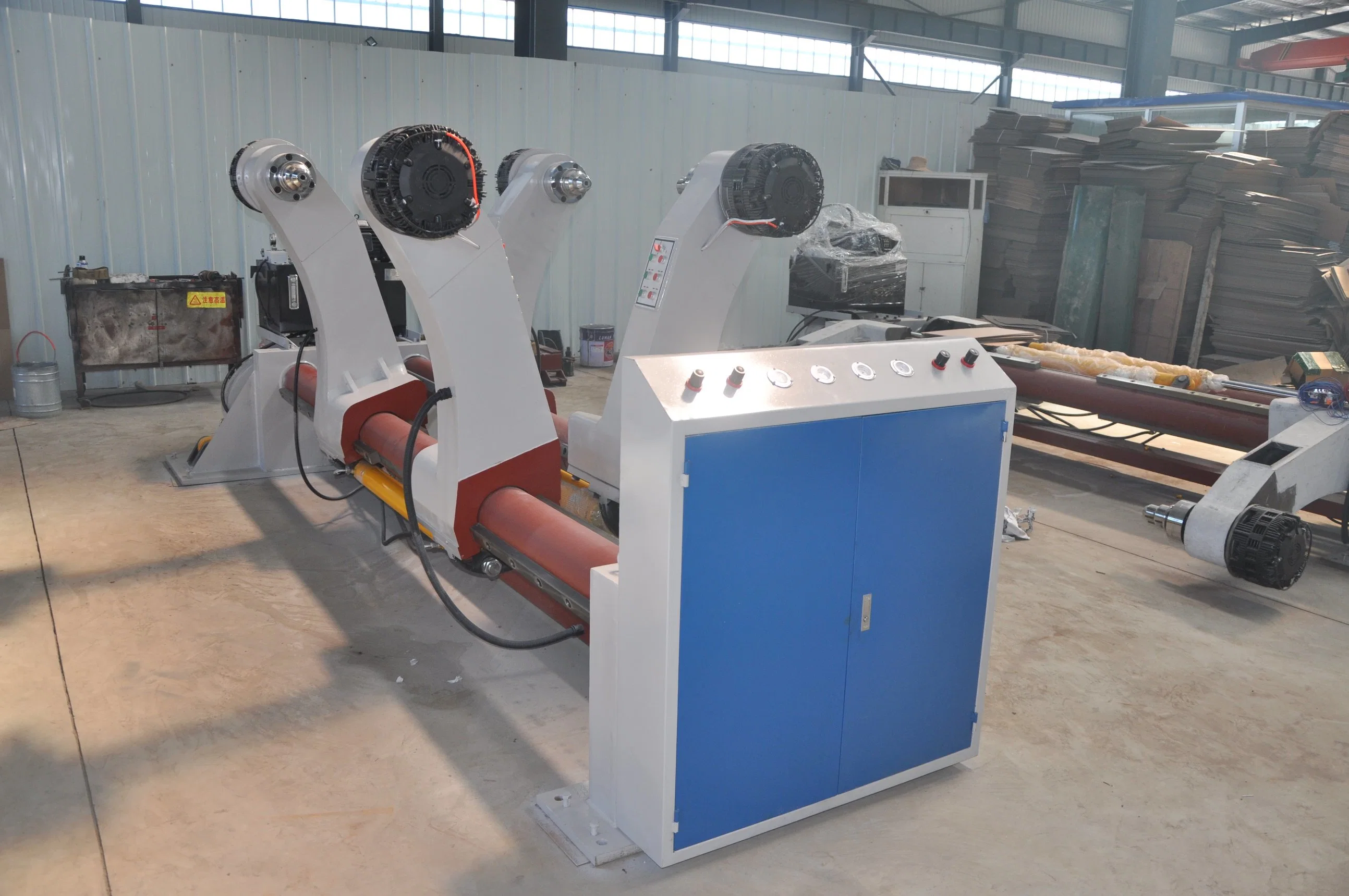 Corrugated Carton Paperboard Making Machine Hydraulic Paper Roll Stand (Shaftless)