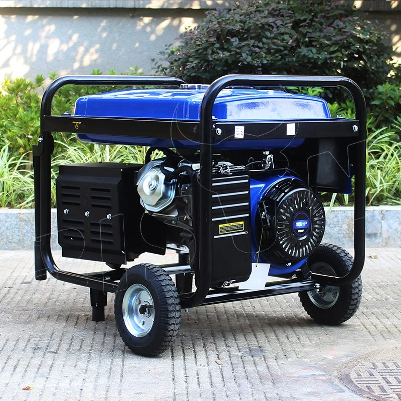 Bison 5kVA 5.5kVA 6.0kw 6.5kVA Small Portable Petrol Generator Price Set Air Cooled Electric Engine Power Gas Gasoline Generator with Handle &Wheel