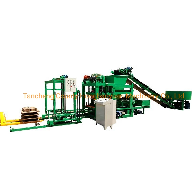 Building Material Machinery Concrete Construction Hollow Block Making Machine