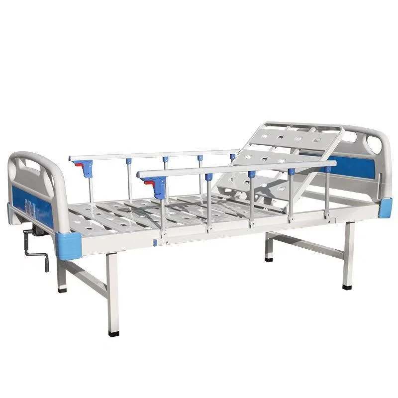 Best Price Medical Clinic Furniture 1 Crank ABS Patient Healthcare Folding Manual Hospital Bed