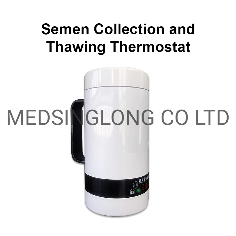 600ml Large Capacity Semen Collection Thawing Thermostat Constant Temperature Collection Cup for Pig Horse Cow Sheep Dog Msldo05