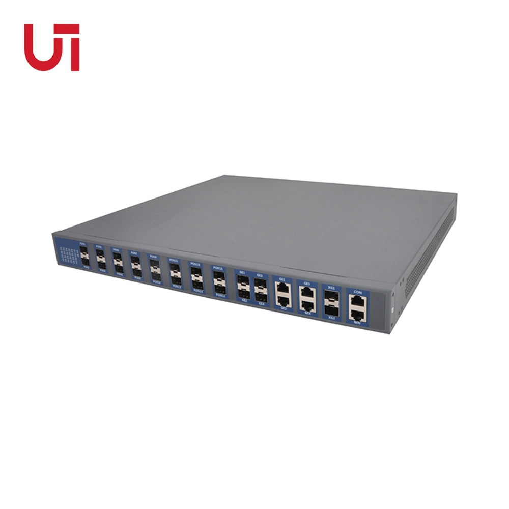 Prix de promotion 16 Pon Ports 4+2*10GE GE SFP+ pour la fibre optique réseau Gpon BTA 3 couches le BTA Gepon GP8016