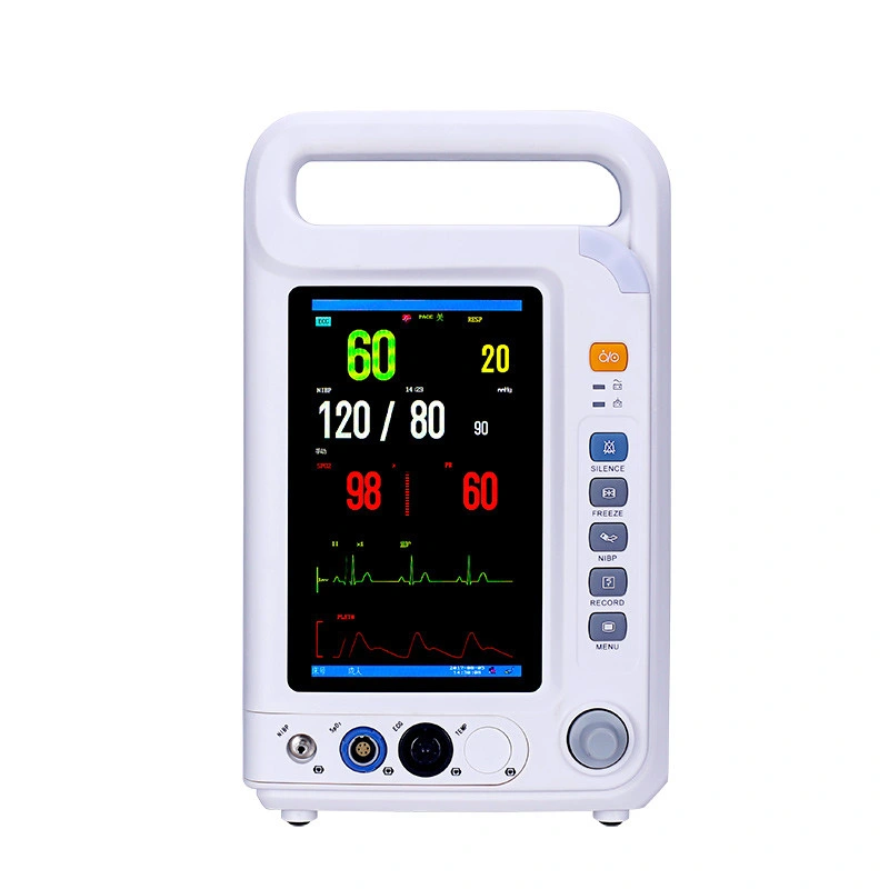 Patient Monitoring System Manufacturer 7-Inch Medical Multi-Parameter Patient Monitor with CE