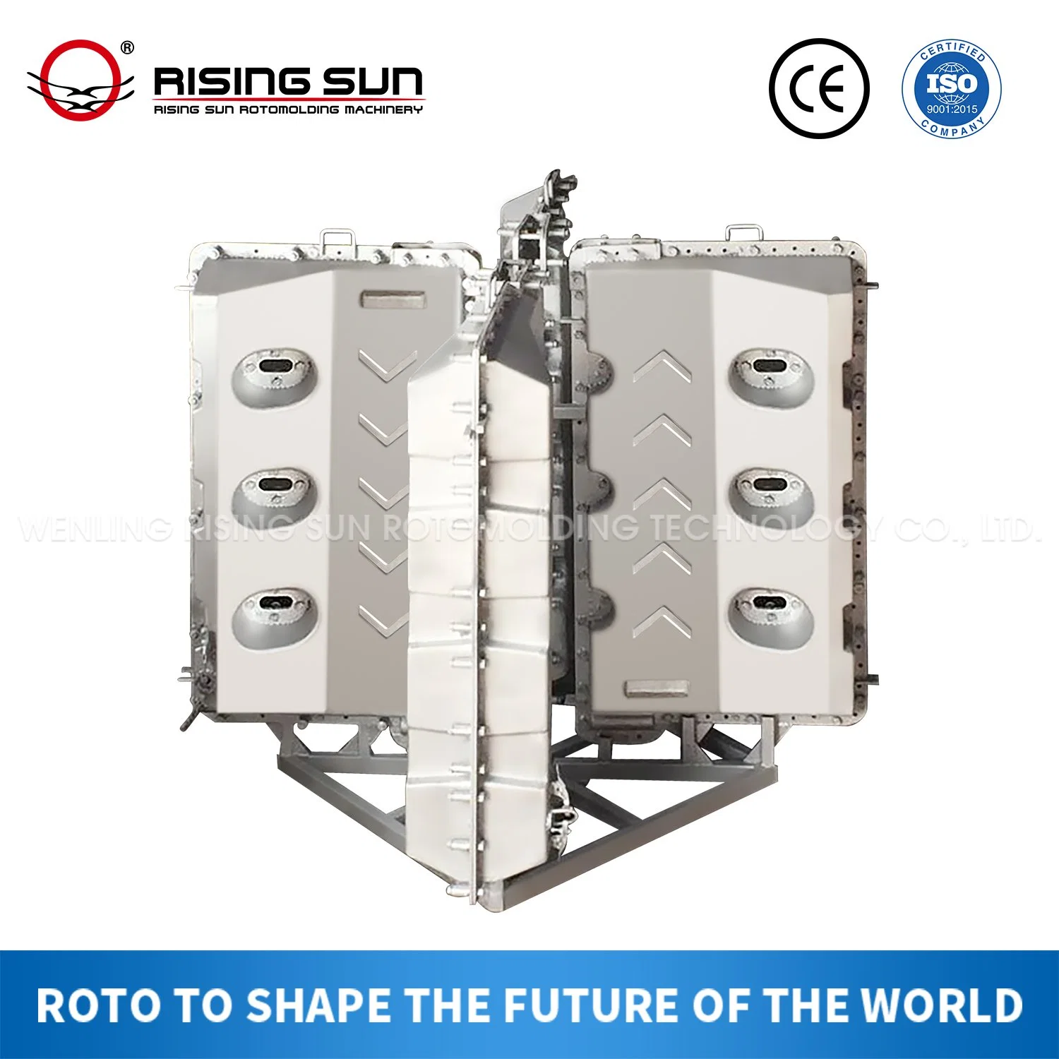 Rotational Molding Die Casting Steel Mold Roto Mould for Plastic Traffic Barrier Rotomolded