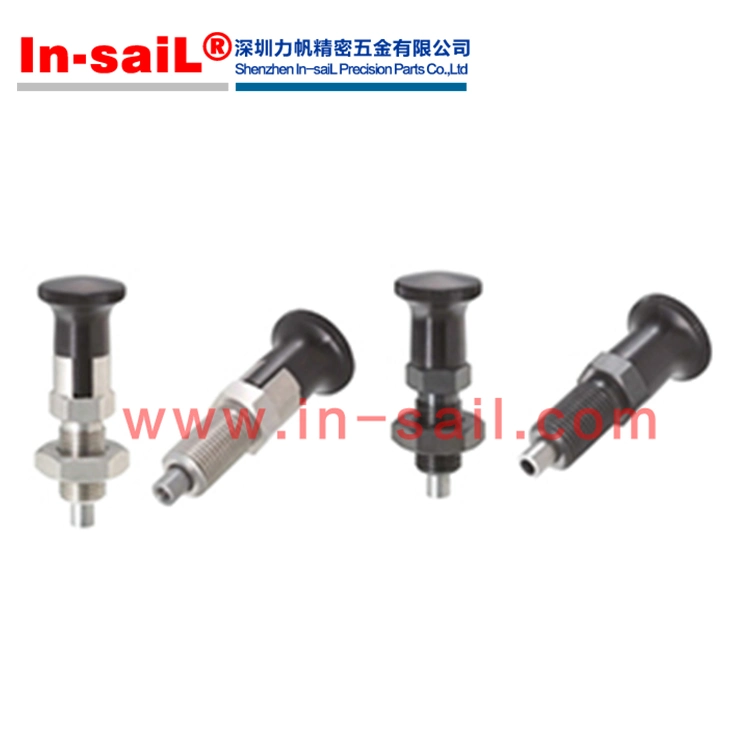 Short Threaded Indexing Plunger - Plastic Knob Type: Pxsa