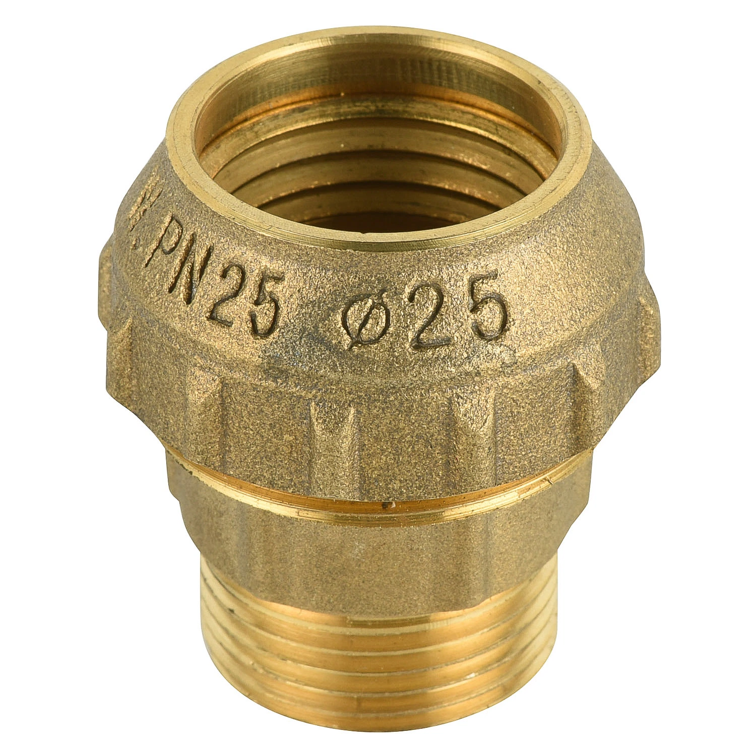 Straight Coupler Coupling Compression Brass Forging PE Pipe Fitting Connector