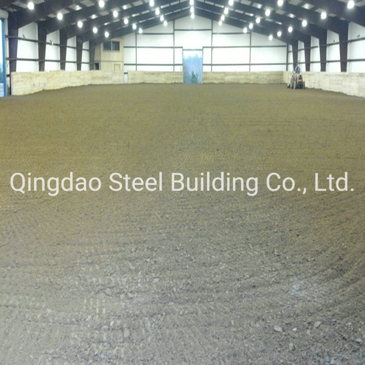 China Galvanized estructura de acero Interior caballo Riding Arena Prehab. Ecuestre Edificio