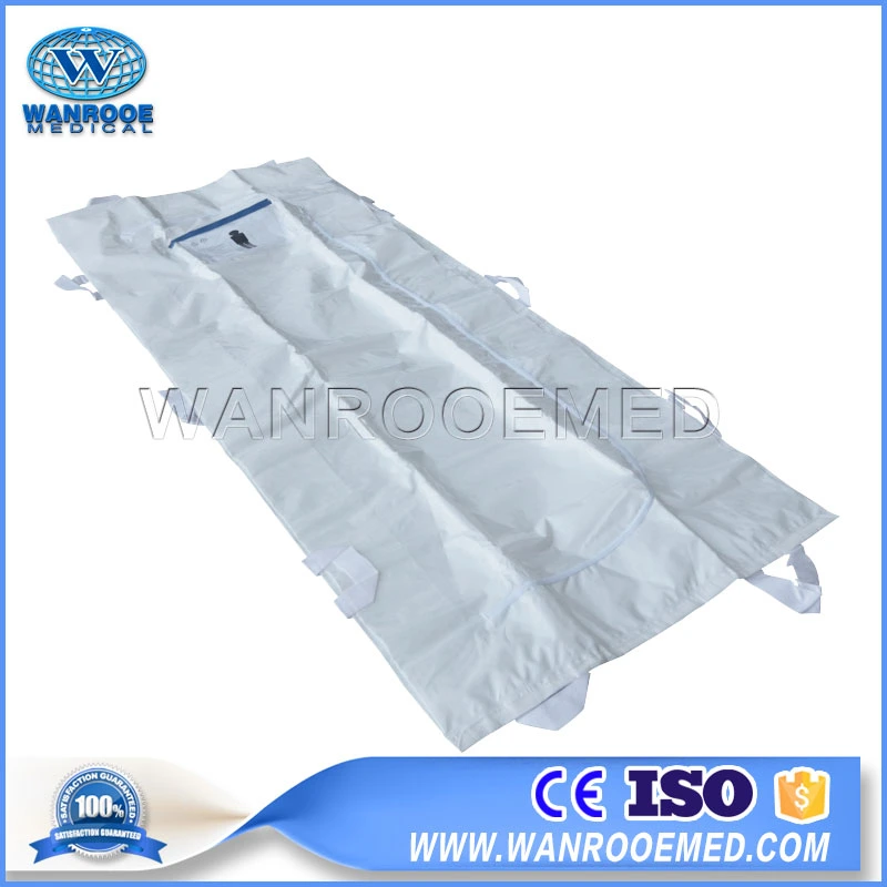 Special Customized Three-Dimensional Double Layer Heavy Duty PVC Corpse Bag with 10 Handles