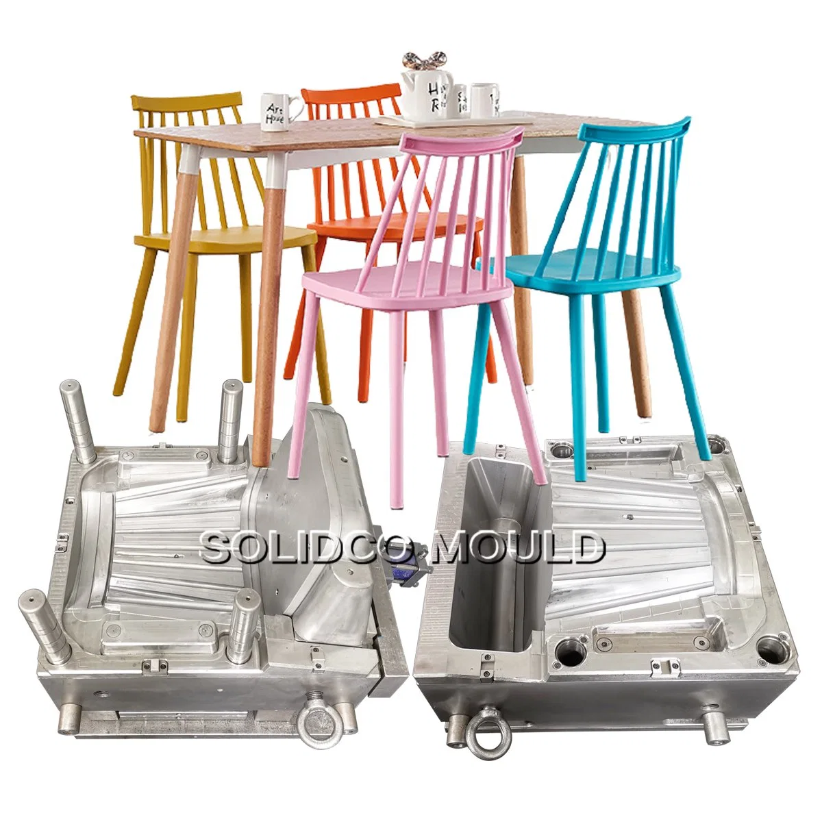 Plastic Chair Mould Customized Different Size Insert Chair Injection Mold