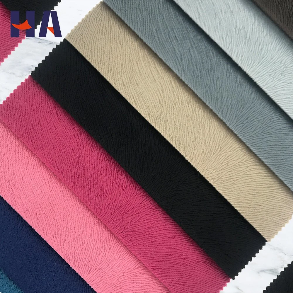 Hot Selling Customized Colors 100%Polyester 280GSM Italian Velvet Sofa Cover Fabric Set Textile for Furniture Textile Upholstery