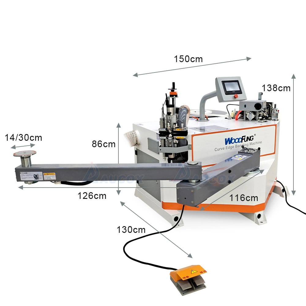 Multi-Functional Semi Auto Edge Banding Machine Woodworking Machine My11