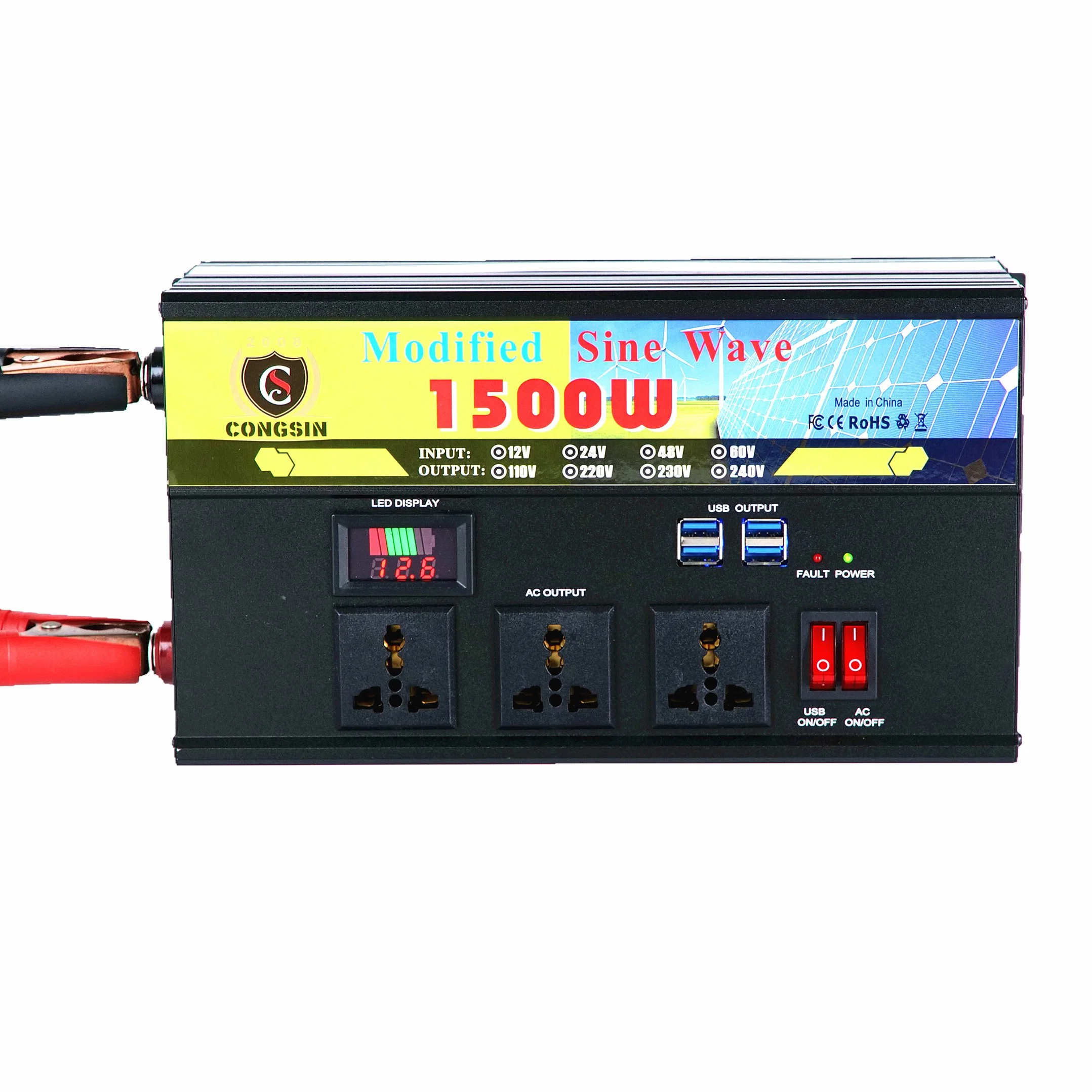 1.5KW modified sine wave inverter with LED display screen