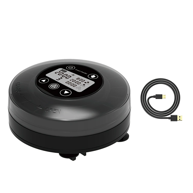 Chiye New Circular Moisture-Proof Chargeable Intelligently Sets Accurate Fish Food Feeder