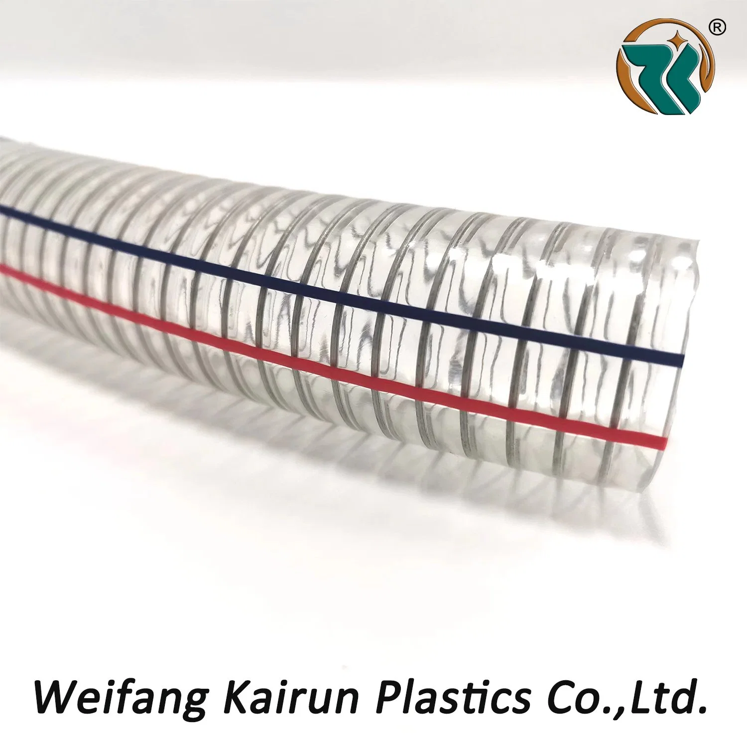 China Hersteller Flexible Wasser-Saugausfluss PVC-Feder Spiralstahl Kabelschlauch