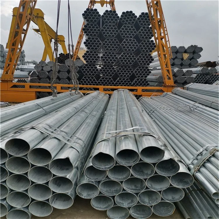 China Manufacturer Building Material Hot Dipped Threaded Process Seamless Gi Q195 Q235B Zinc Coating Z275 Z100 Galvanised Steel Tube Galvanized Rectangular Pipe