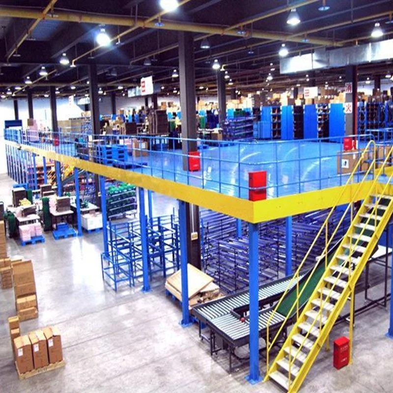 Multi-Tier Warehouse Storage Racking System Q235 Steel Mezzanine Floor