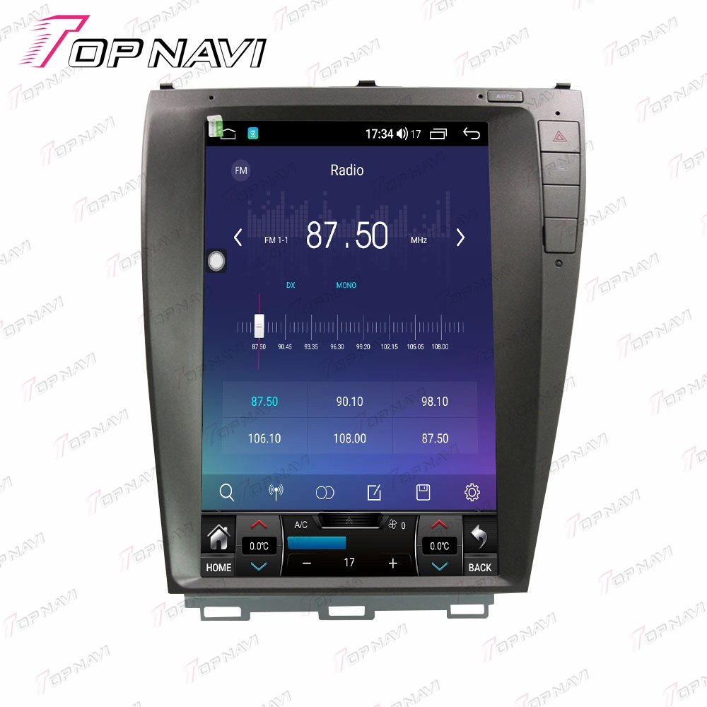 12.1 pouces Radio audio de voiture de navigation GPS pour Lexus ES ES250 Es300 Es330 Es350 2009-2012