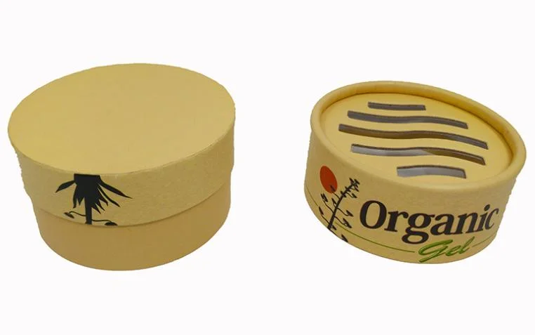 Custom Logo Small Round Paper Tube Box for Cosmetic/Candle/Flower Packaging, Eco Friendly Cylinder Packaging Box