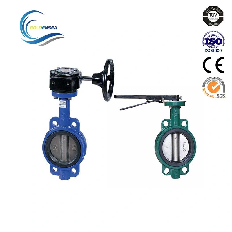 Hard Seal Metal Seated Wafer Connection Triple Offset Butterfly Valves for Cement Butterfly Valves