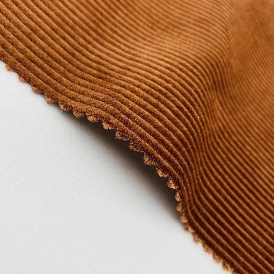 High quality/High cost performance  Solid Dyed Ribbed Upholstery 8W 100% Cotton Corduroy Fabric