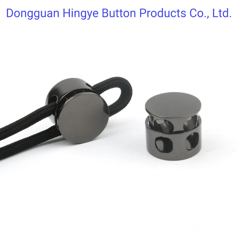 Rope Buckle End Press Metal Toggles Cord Lock End Stopper for Bag Garment and Shoes Accessory