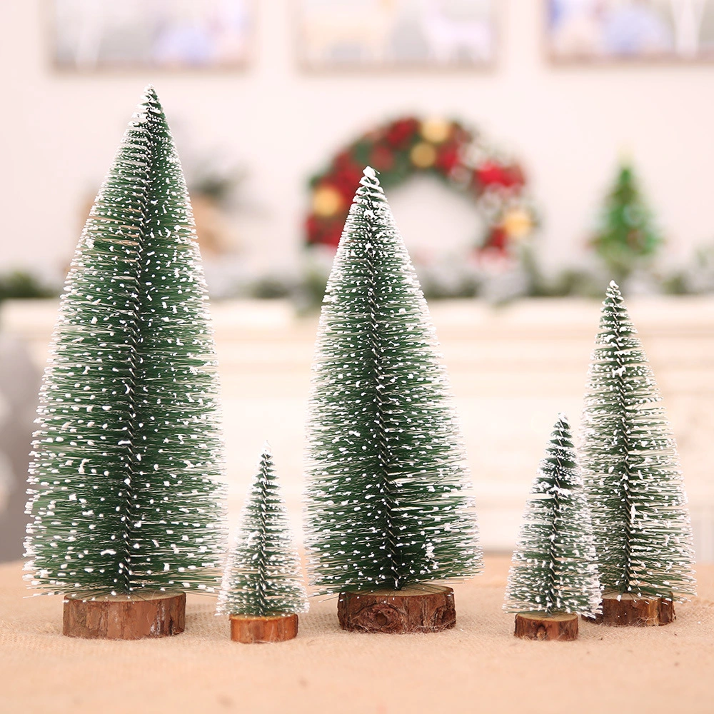 Christmas Decorations Christmas Tree Ornaments Mini White Christmas Pine Needle Tree