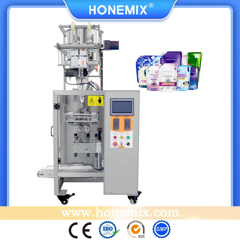 Hone 5-50ml Vertical Liquid Shampoo Hair Conditioner Plastic Sachet Packaging Machine Small Bag Sealing Packing Machine