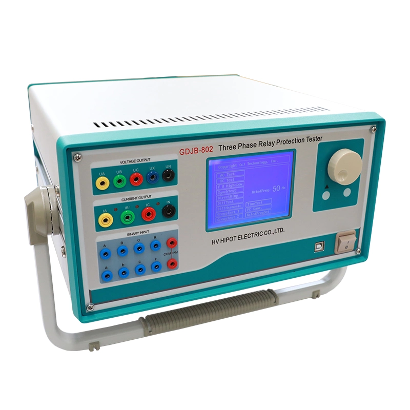 HVHIPOT   GDJB-802   Phase Relay Testser Secondary Current Injection tester