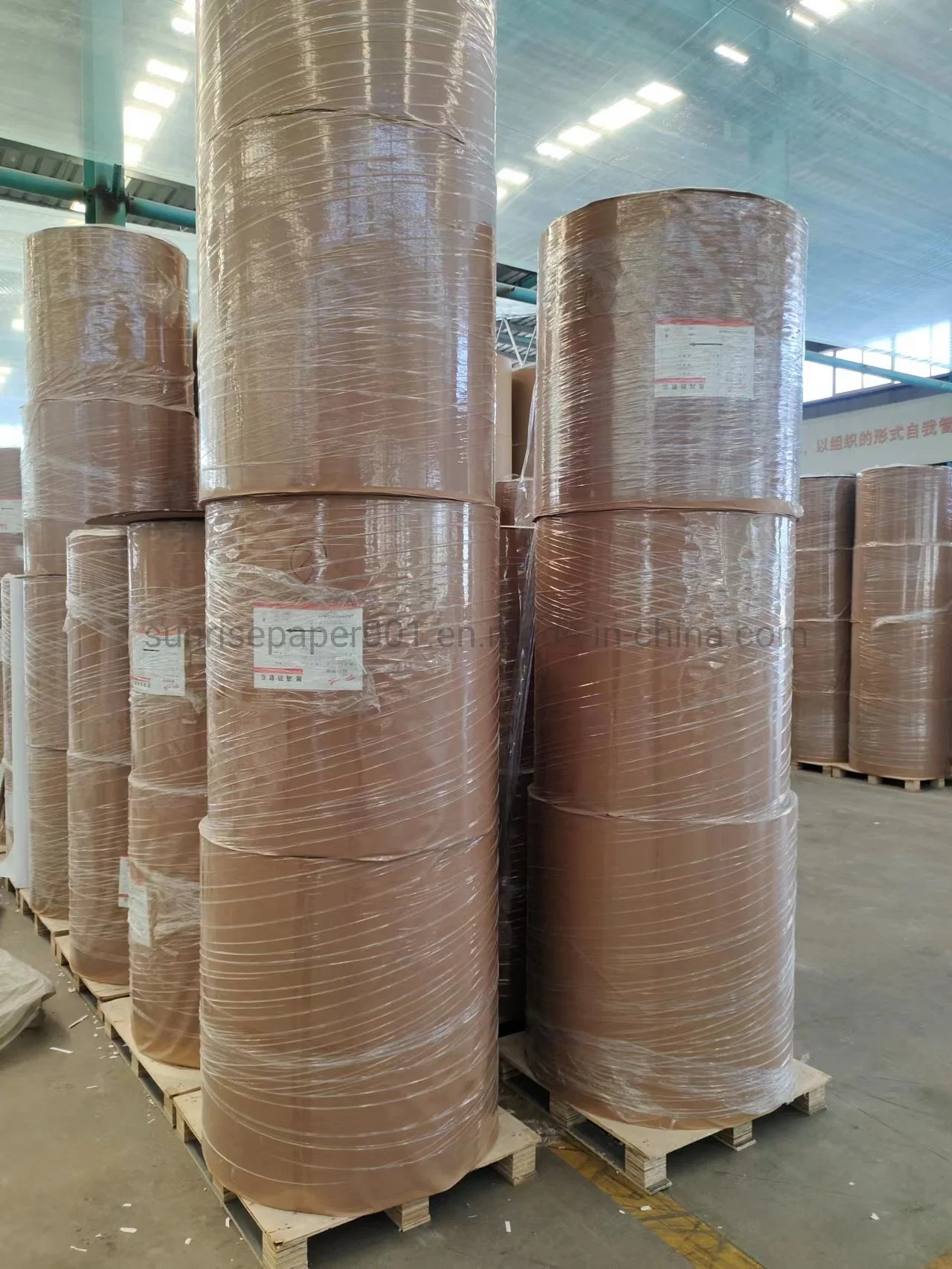 Fábrica de Fabricação de atacado rolos grandes bobinas grandes bobinas diretas de bobina Jumbo pos caixa Registar rolo de papel de receção térmica da impressora