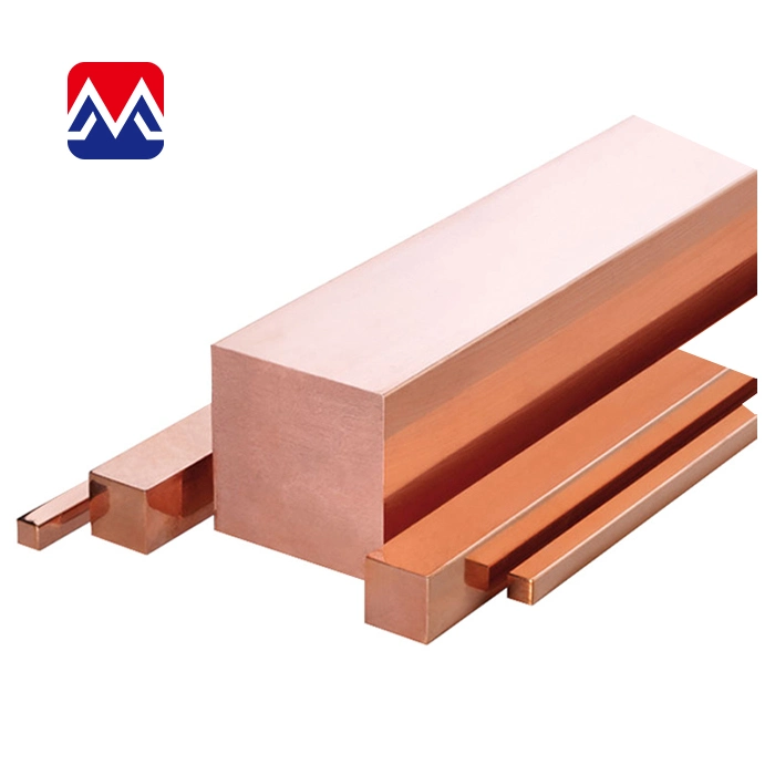 Copper Bars C12200 C18980 C15715 Edge Closing Copper Flat Rod 8mm 99.99% Pure Round Square Copper Busbar