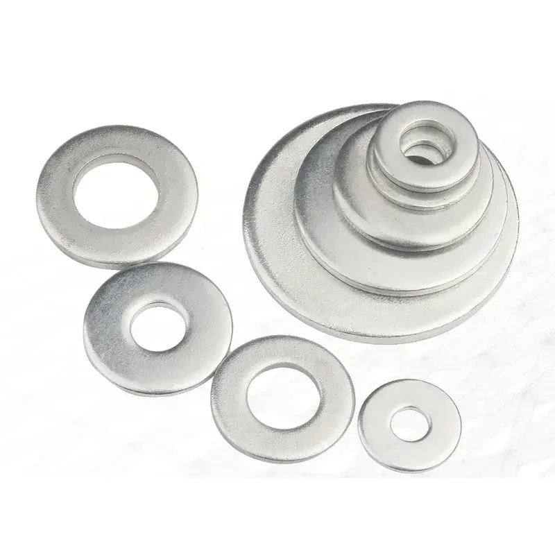 Original Factory Wholesale/Supplier High Strength DIN125 Galvanized Metal Plain Round Thin M4 M5 M6 M13 Stainless Steel Flat Washers