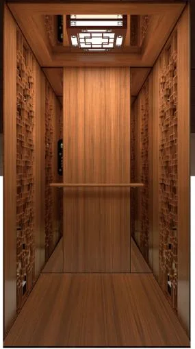 Wooden Residential Villa Home Passenger Observation Elevator for Modern Building Elevator Parts