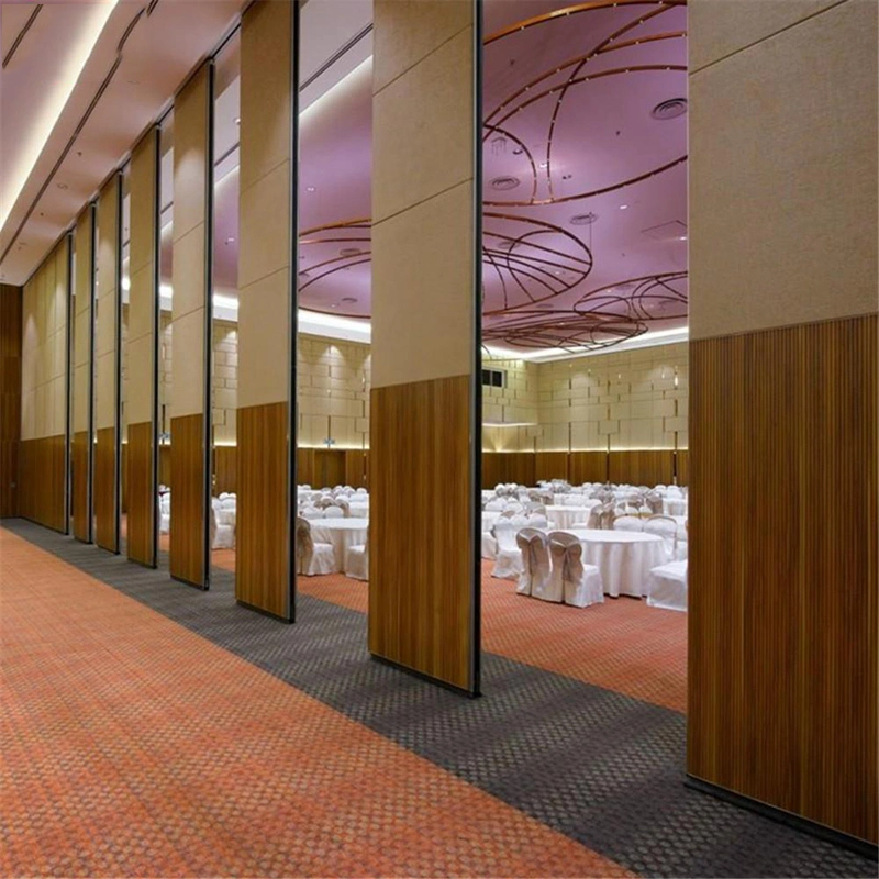 Banquet Hall Operable Demountable Modern Aluminum Door Partition Profile