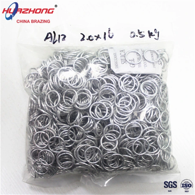 Cobre soldadura fuerte aluminio relleno Metal Flux polvo Cored Wire Rings