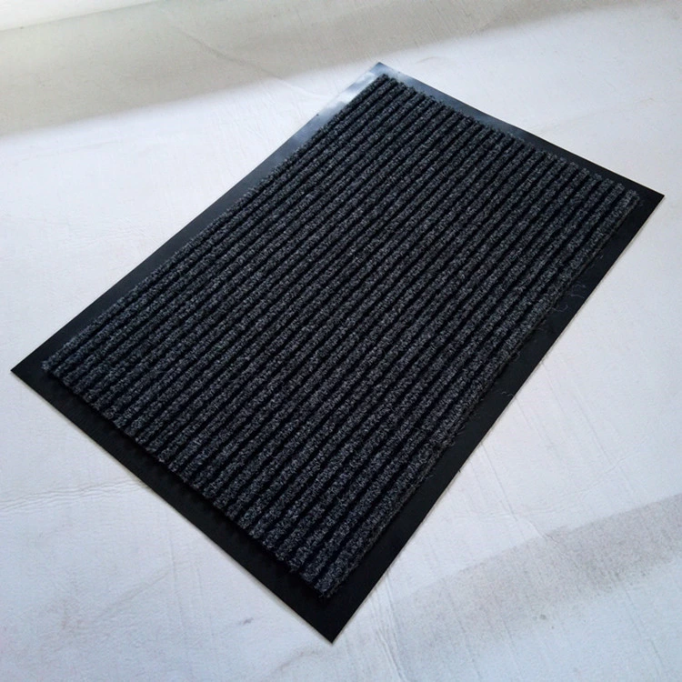 Flocking Door Mat Cheap Custom Mat Fashion Coil Loop Silk Anti Slip Plastic PVC Plain PVC Foam Door Mat