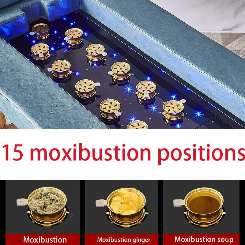 Hochey Medical Portable Best Selling Newest Multi- Moxibustion Massage Body Table Beauty Cover Bed Medical Bed Equipment